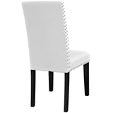 Parcel Dining Faux Leather Side Chair by Lefancy