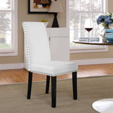 Parcel Dining Faux Leather Side Chair by Lefancy