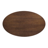 Lippa 78" Oval Wood Dining Table by Lefancy