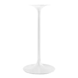 Lippa 28" Round Artificial Marble Bar Table by Lefancy