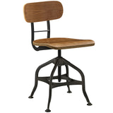 Mark Wood Dining Stool by Lefancy