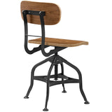 Mark Wood Dining Stool by Lefancy