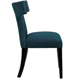 Curve Fabric Dining Chair by Lefancy