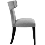 Curve Fabric Dining Chair by Lefancy