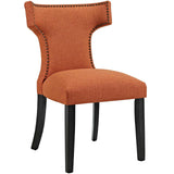 Curve Fabric Dining Chair by Lefancy