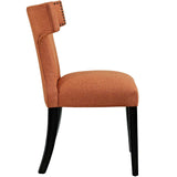 Curve Fabric Dining Chair by Lefancy