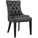 Regent Tufted Vegan Leather Dining Chair by Lefancy