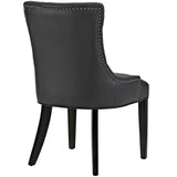 Regent Tufted Vegan Leather Dining Chair by Lefancy