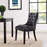 Regent Tufted Vegan Leather Dining Chair by Lefancy