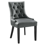 Regent Tufted Vegan Leather Dining Chair by Lefancy