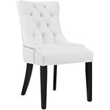 Regent Tufted Vegan Leather Dining Chair by Lefancy