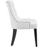 Regent Tufted Vegan Leather Dining Chair by Lefancy