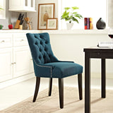 Regent Tufted Fabric Dining Chair by Lefancy