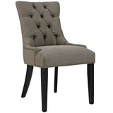 Regent Tufted Fabric Dining Chair by Lefancy