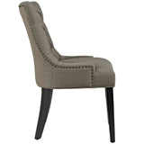 Regent Tufted Fabric Dining Chair by Lefancy