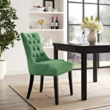 Regent Tufted Fabric Dining Chair by Lefancy