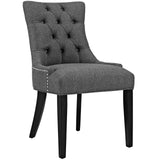 Regent Tufted Fabric Dining Chair by Lefancy