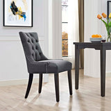 Regent Tufted Fabric Dining Chair by Lefancy