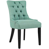 Regent Tufted Fabric Dining Chair by Lefancy