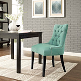 Regent Tufted Fabric Dining Chair by Lefancy