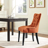 Regent Tufted Fabric Dining Chair by Lefancy