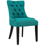 Regent Tufted Fabric Dining Chair by Lefancy