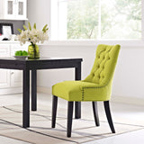 Regent Tufted Fabric Dining Chair by Lefancy