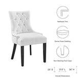 Regent Tufted Fabric Dining Chair by Lefancy