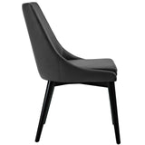 Viscount Vegan Leather Dining Chair by Lefancy