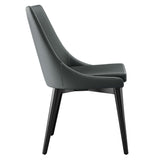 Viscount Vegan Leather Dining Chair by Lefancy