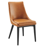 Viscount Vegan Leather Dining Chair by Lefancy