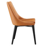 Viscount Vegan Leather Dining Chair by Lefancy