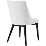 Viscount Vegan Leather Dining Chair by Lefancy