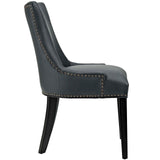 Marquis Vegan Leather Dining Chair by Lefancy