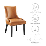 Marquis Vegan Leather Dining Chair by Lefancy