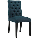 Duchess Button Tufted Fabric Dining Chair by Lefancy