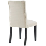 Duchess Button Tufted Fabric Dining Chair by Lefancy