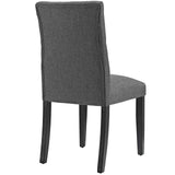 Duchess Button Tufted Fabric Dining Chair by Lefancy