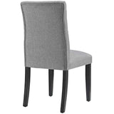 Duchess Button Tufted Fabric Dining Chair by Lefancy