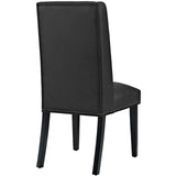 Baron Vegan Leather Dining Chair by Lefancy