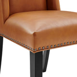 Baron Vegan Leather Dining Chair by Lefancy