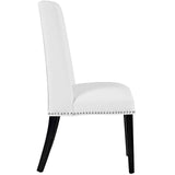 Baron Vegan Leather Dining Chair by Lefancy