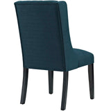 Baronet Button Tufted Fabric Dining Chair by Lefancy