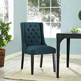 Baronet Button Tufted Fabric Dining Chair by Lefancy