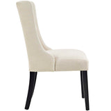 Baronet Button Tufted Fabric Dining Chair by Lefancy