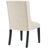 Baronet Button Tufted Fabric Dining Chair by Lefancy