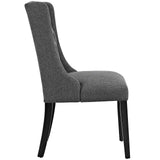 Baronet Button Tufted Fabric Dining Chair by Lefancy