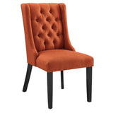 Baronet Button Tufted Fabric Dining Chair by Lefancy