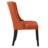 Baronet Button Tufted Fabric Dining Chair by Lefancy