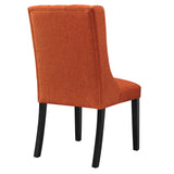 Baronet Button Tufted Fabric Dining Chair by Lefancy